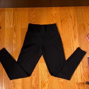 Armani exchange women high waisted legging pant in black size S